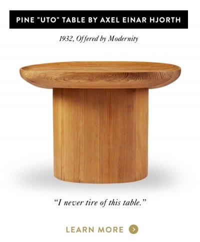 Pine "Uto" Table by Axel Einar Hjorth