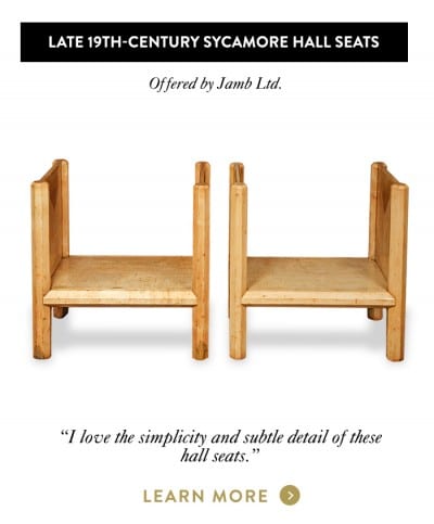 Late 19th-century Sycamore Hall Seats