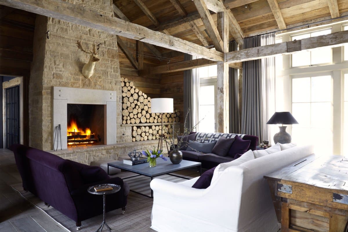 21 Chic Chalet Interiors The Study