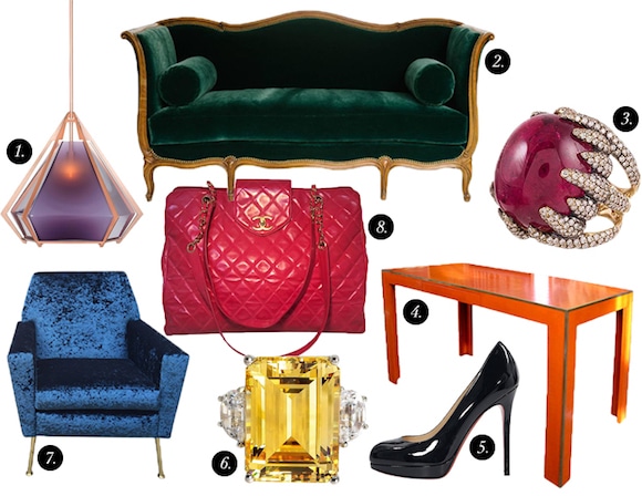 How To Decorate With Jewel Tones The Study A Jewel Inspired Mood Board
