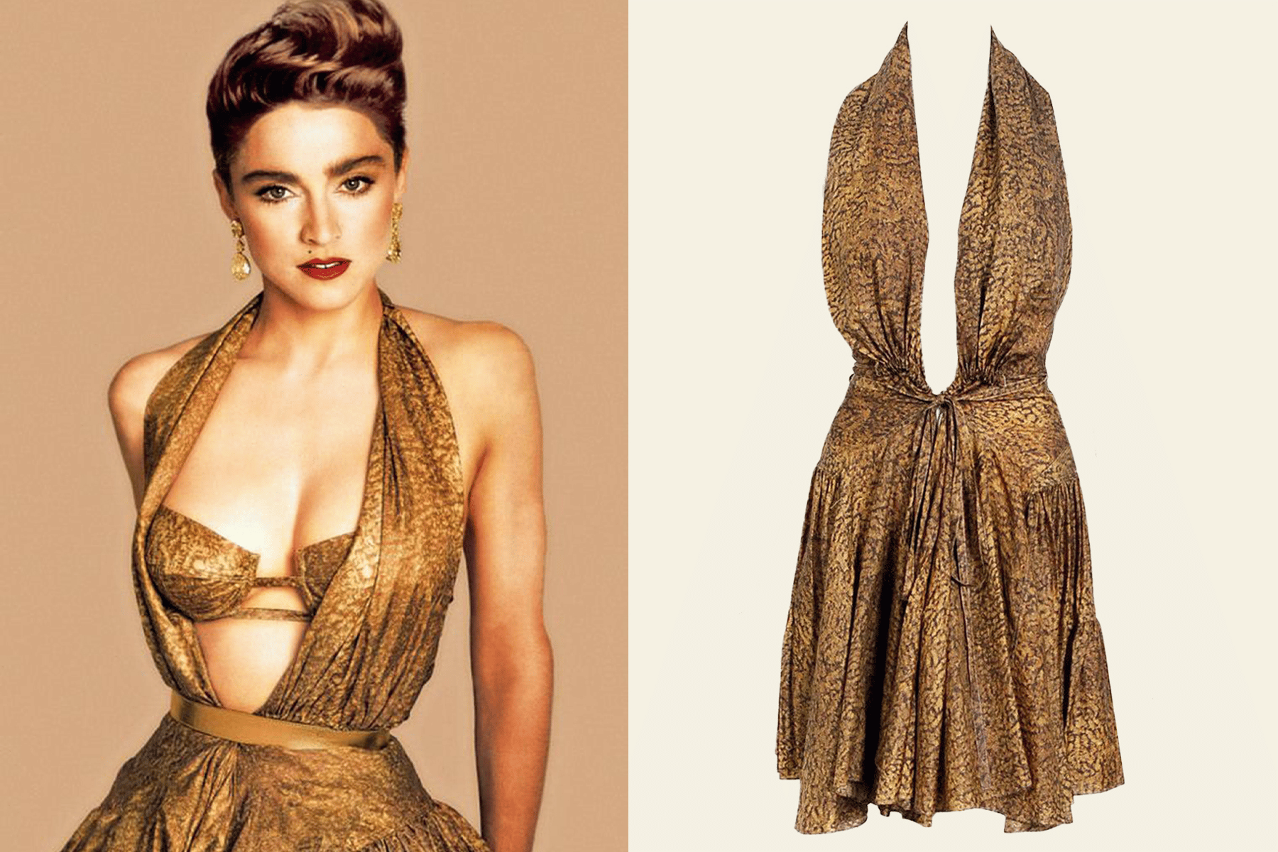 Madonna Wore the Same Plunging Azzedine Alaïa Design on the Cover of ‘Cosmo’ in 1987