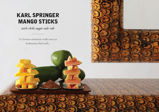 featured image for post: Arbiters of Taste: Karl Springer’s Mango Sticks