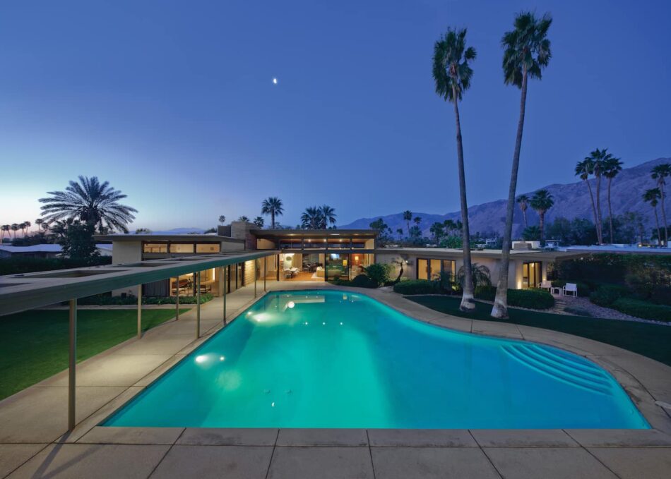 Outside Frank Sinatra's Hollywood Home