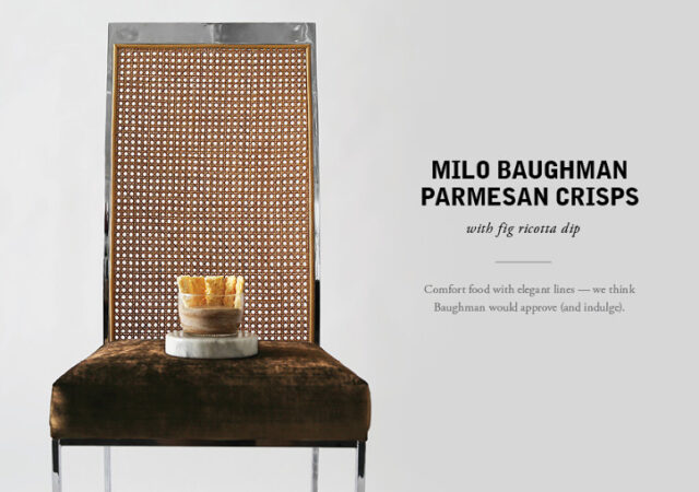 featured image for post: Arbiters of Taste: Milo Baughman’s Parmesan Crisps
