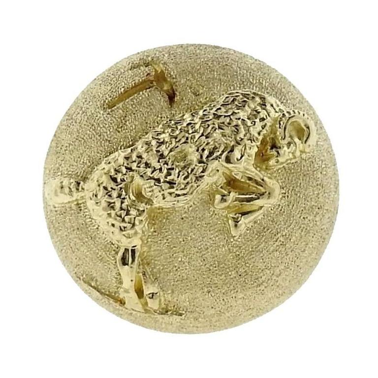 Buccellati sterling silver aries ring