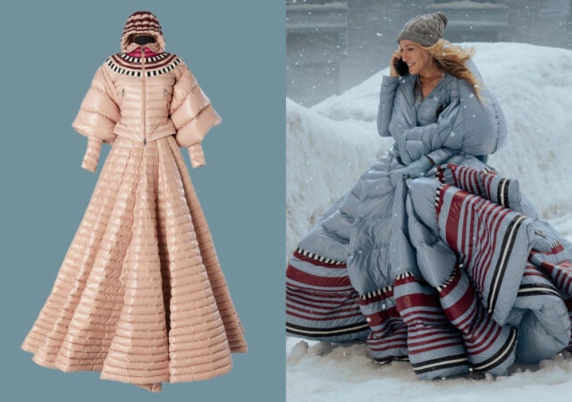 featured image for post: Carrie Bradshaw Would Approve of This Pierpaolo Piccioli for Moncler Puffer Ball Gown