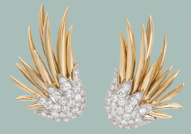featured image for post: These Jean Schlumberger for Tiffany & Co. Earrings Are Just the Right Amount of Bold