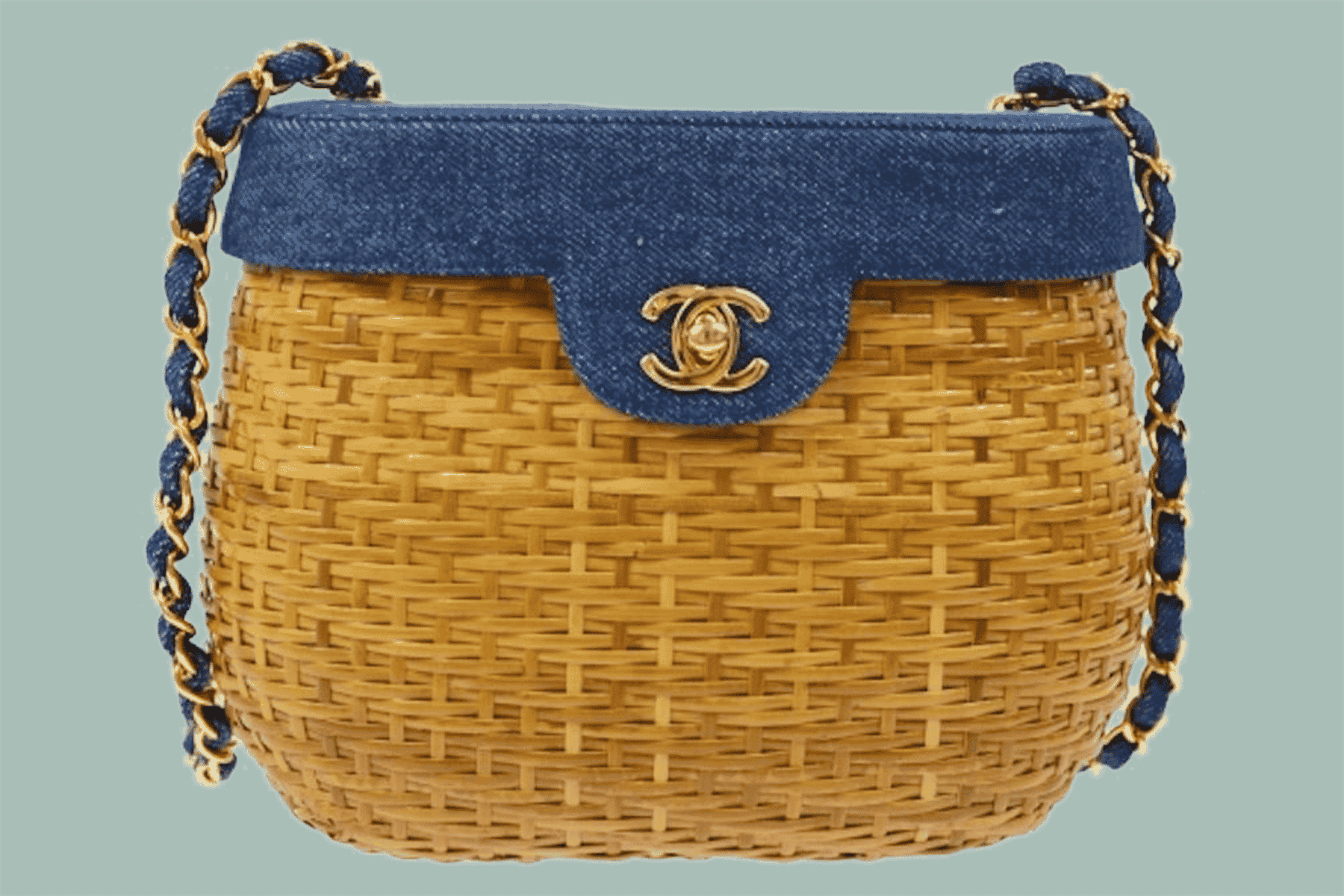 A Chanel Wicker Handbag Gives Impossibly Chic Picnic Vibes