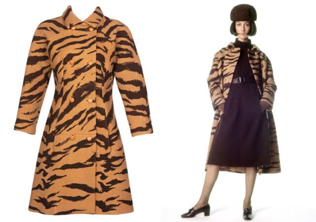 featured image for post: Fiercely Fabulous, This Givenchy Tiger-Print Coat Graced the Pages of ‘Vogue’ in 1969