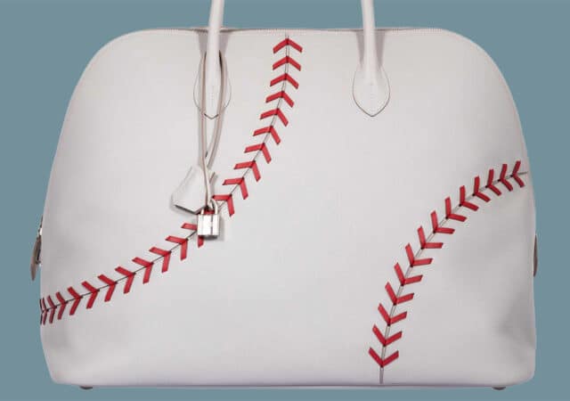 featured image for post: This Hermès Baseball Bag Is, Ahem, a Home Run