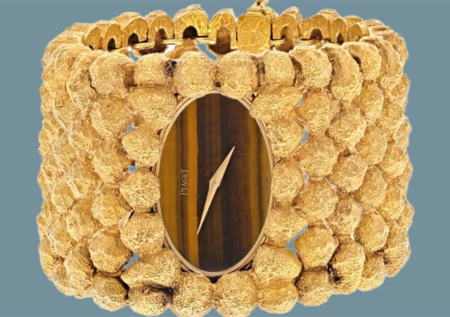 featured image for post: This Piaget Gold Nugget Watch Is the Embodiment of Delicious ’70s Excess