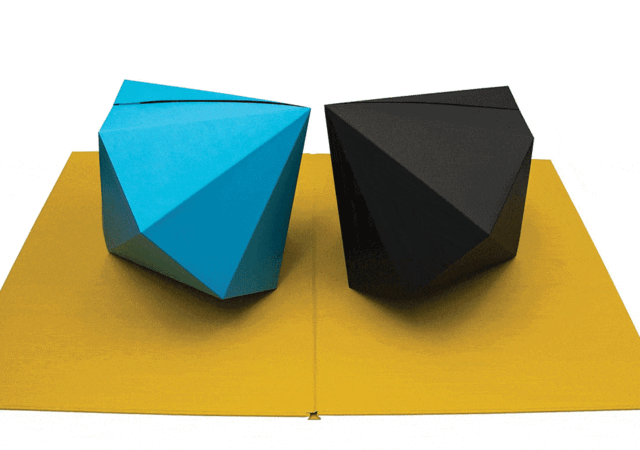featured image for post: Tauba Auerbach’s Geometric Pop-Up Book Is Mighty Rare, Thanks to a Hurricane