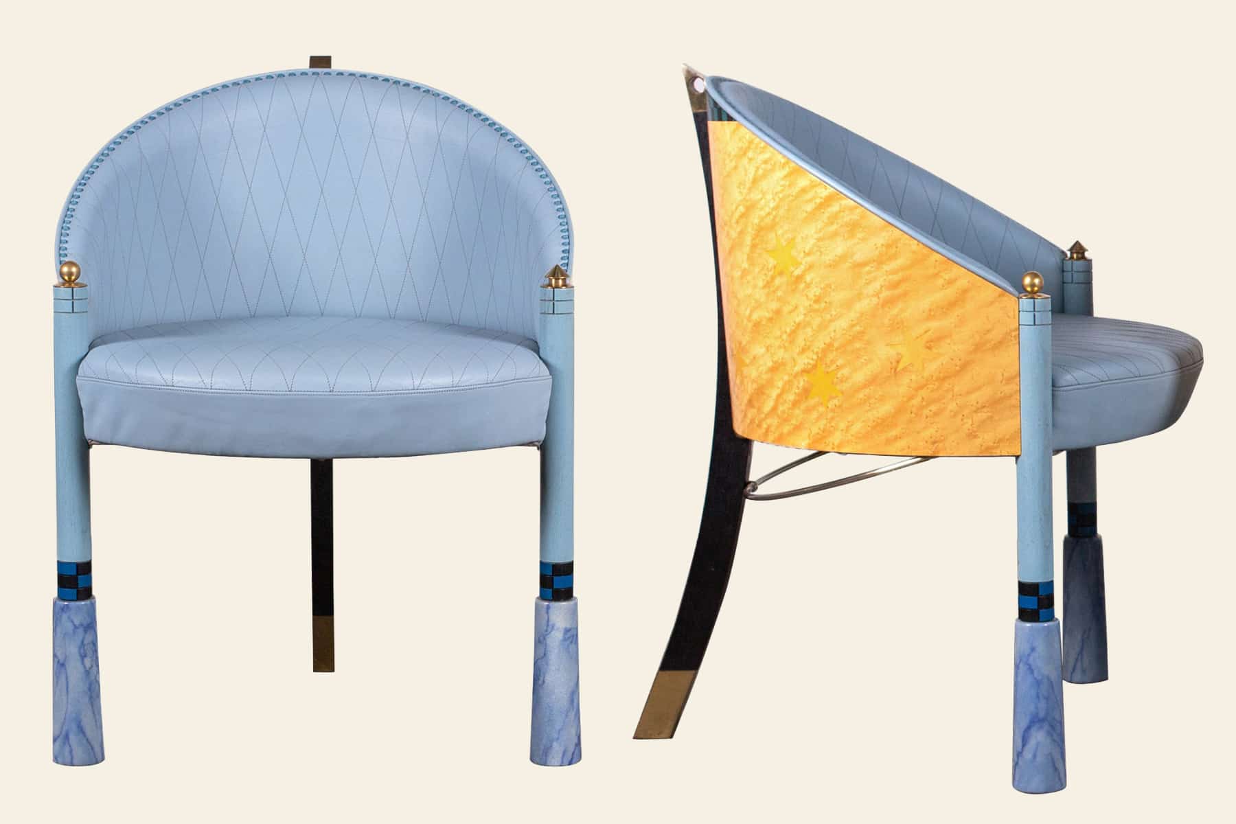 These Museum-Worthy Star Armchairs Are Exemplars of 1980s Design