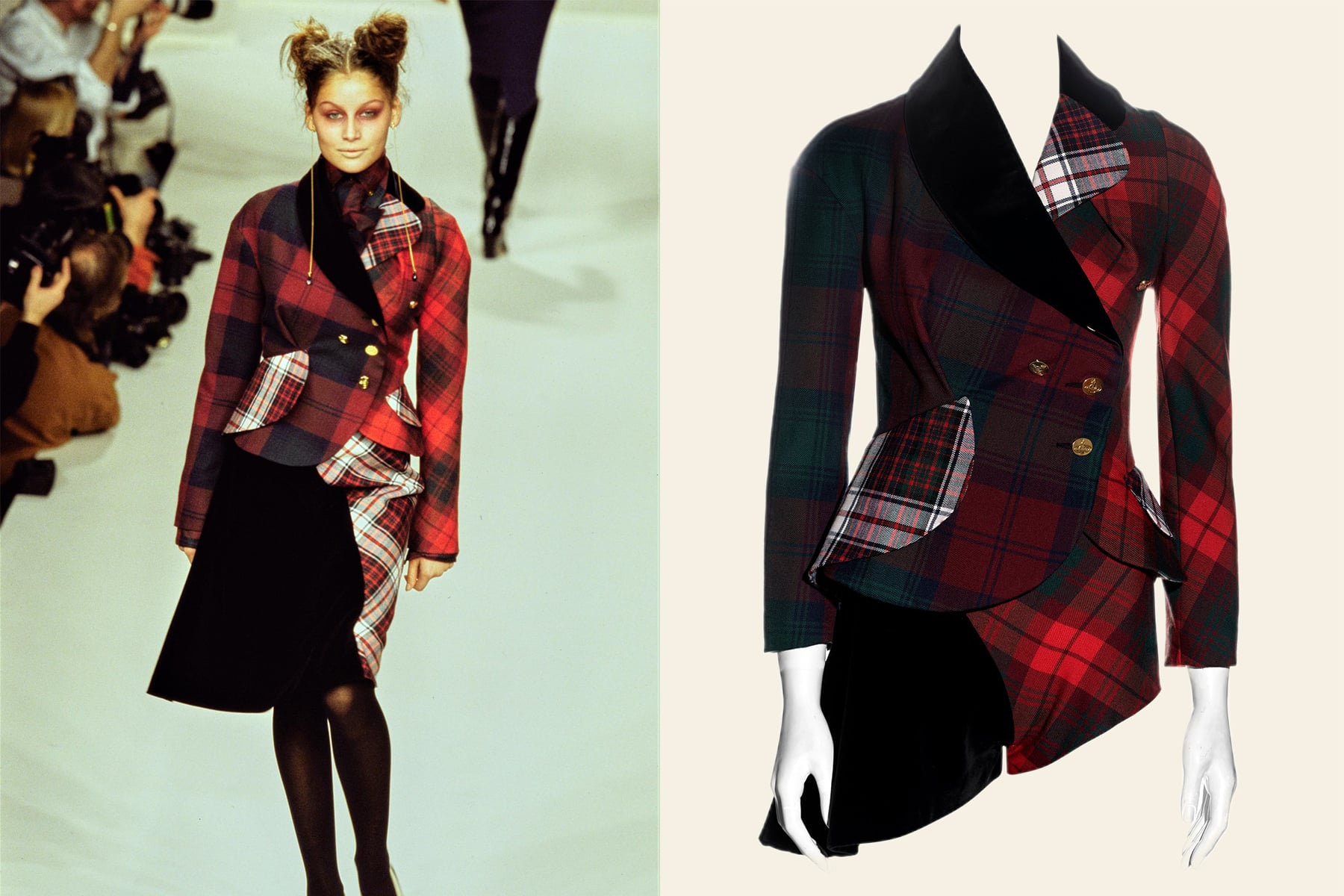Vivienne Westwood’s Punk Spirit Lives On in This ’90s Tartan Ensemble