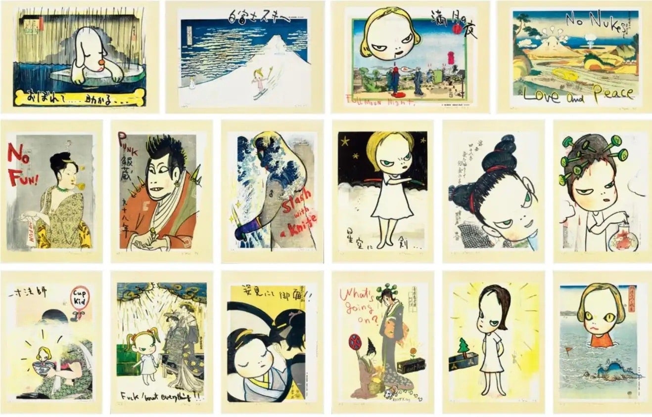 Yoshitomo Nara Puts a Punk Rock Twist on the Traditional Prints of His Ancestors