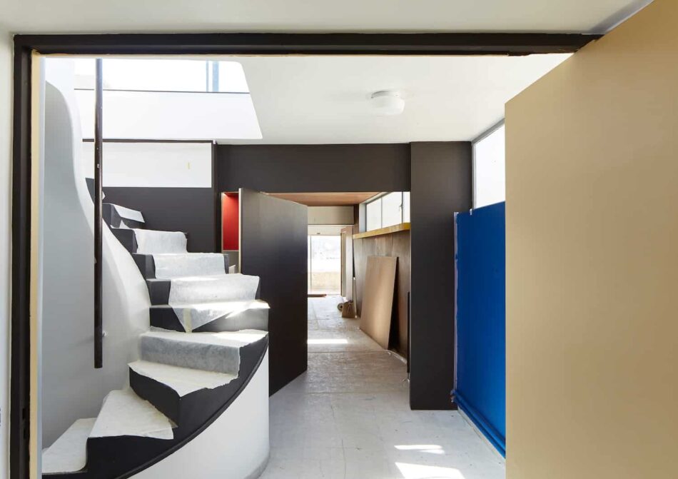 entryway of Le Corbusier's Paris apartment