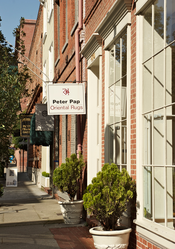 “I tend to have many more small rugs and runners, which are widely considered not as profitable in the trade," Pap says of his business.