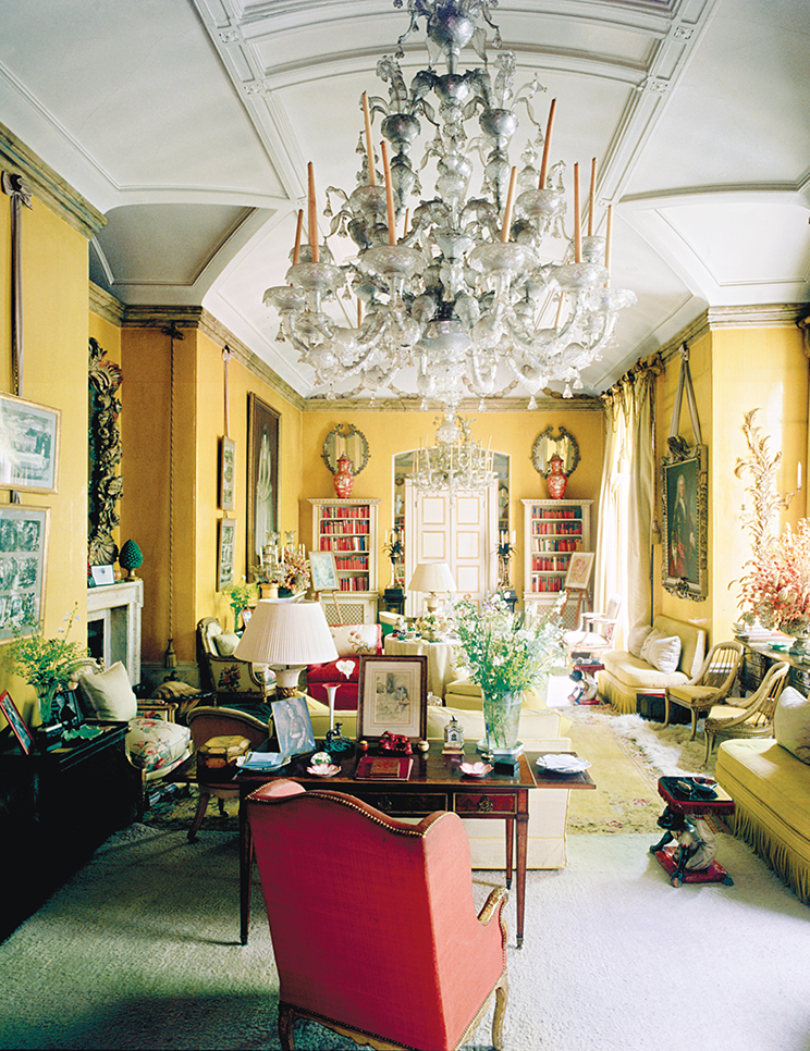 “Nancy Lancaster’s ‘buttah yeller’ drawing room is my favorite room,” says Buatta, who somehow channels that room in nearly every project he works on. “It speaks of the past, the present, the future.” Photo by Derry Moore