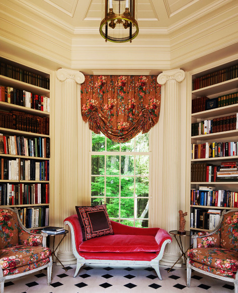 Couturier’s Connecticut library