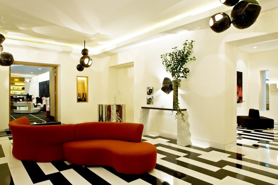 lobby of the Hotel Marignan