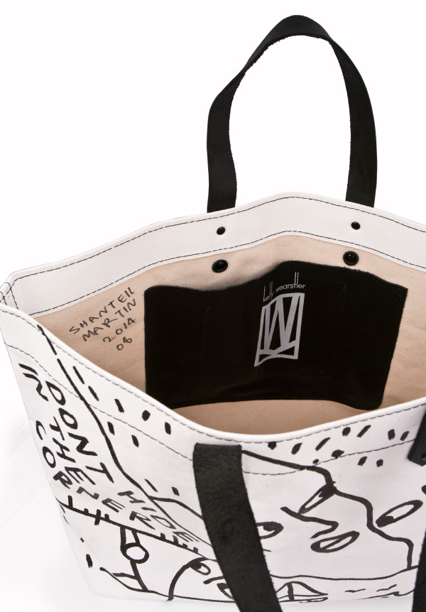 Kelly Wearstler limited-edition canvas-and-leather Tote Bag