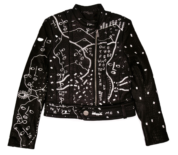Kelly Wearstler lambskin Leather Jacket