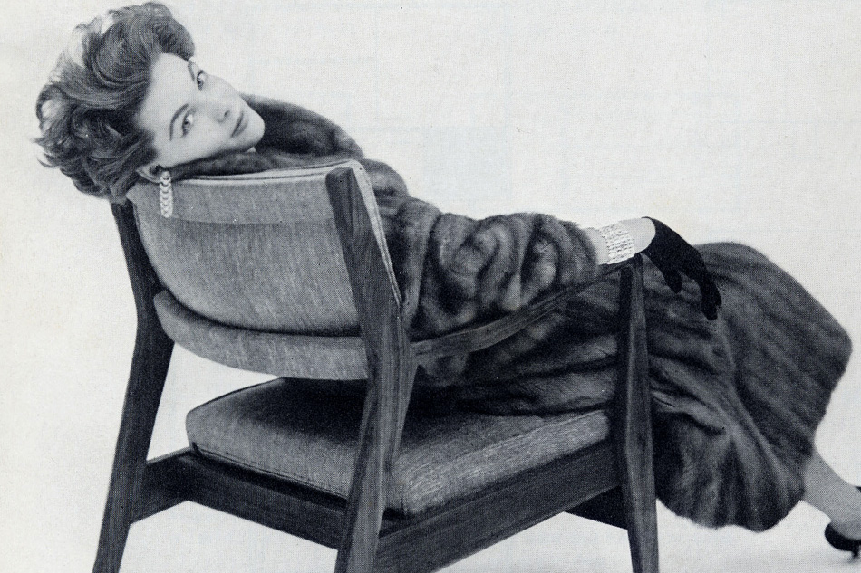 Risom broke off from Knoll and started Jens Risom Design in 1946; in keeping with his professed commitment to quality, he commissioned Richard Avedon to shoot the photographs for the first catalog. Image © Jens Risom 2012