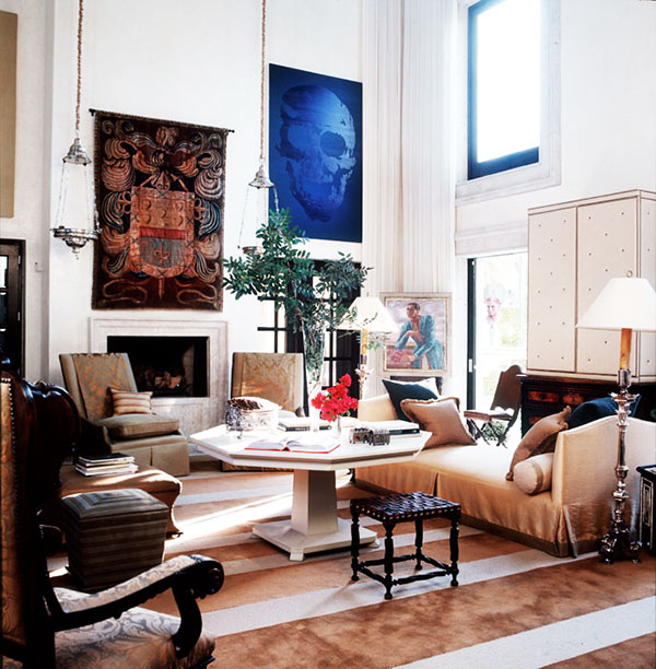 A house designed by Ray Booth in Mexico’s San Miguel de Allende, which appeared in Elle Decor in 2009, is just one of the memorable interiors William Waldron has photographed during his distinguished career.