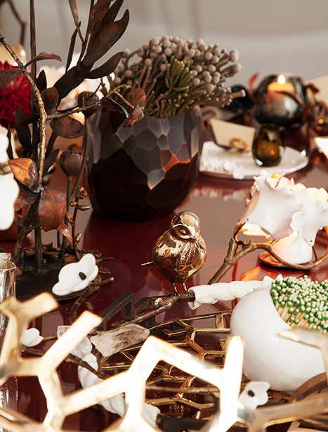 An assortment of tabletop objects designed for Wiseman’s 2012 exhibition at R 20th Century