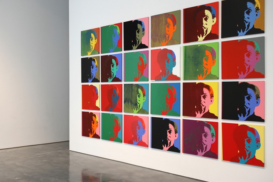 Portrait of the Artist as a Young Man, 1994, was the first piece in Kass’s “Warhol Project.”