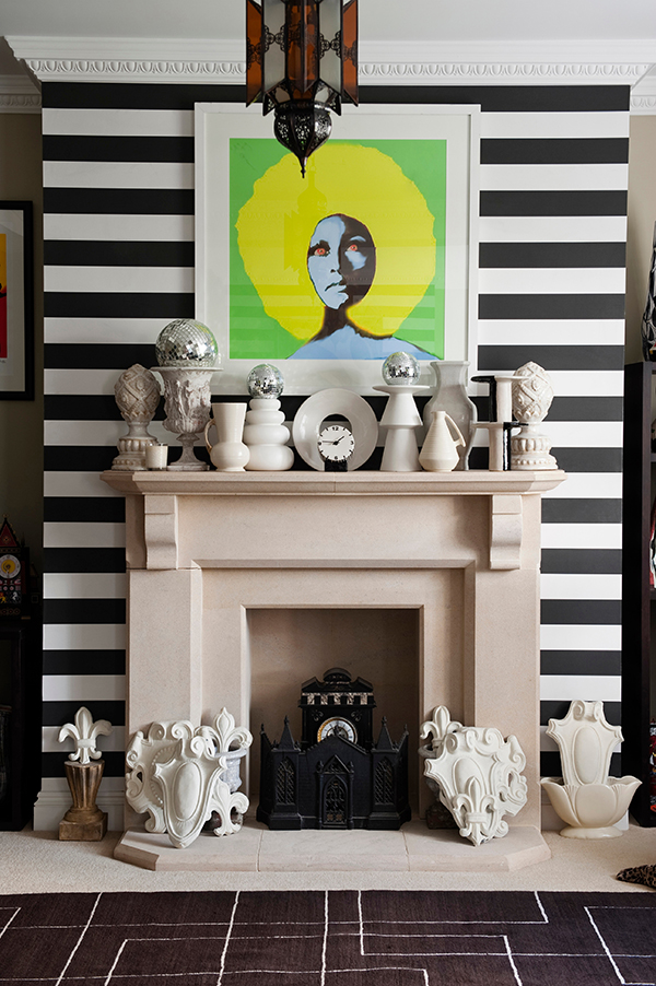 In her new book, Stripes, Linda O’Keeffe draws together examples of the timeless pattern in art, nature and interiors, including the house of Sue Timney, a designer who’s worked exclusively in stripes since the 1970s. Photo by Andreas von Einsiedel, all images courtesy of The Monacelli Press