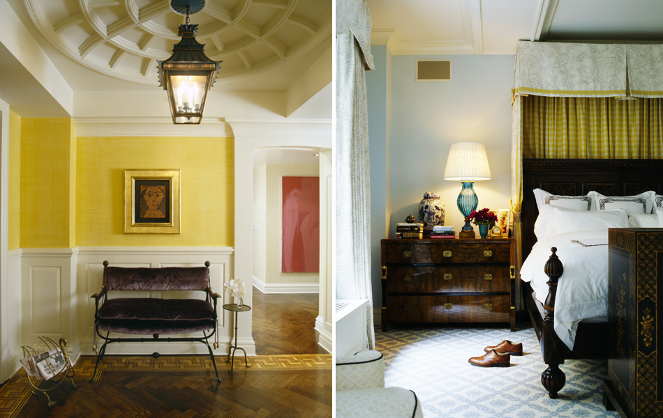 Robert Pal S Interiors Are Designated Hits 1stdibs Introspective Of New York Yankee Alex Rodriguez Pal Stenciled A Greek Key Pattern On The Floor Atop Which He Placed Bronze Bench From Glen Dooley Antiques