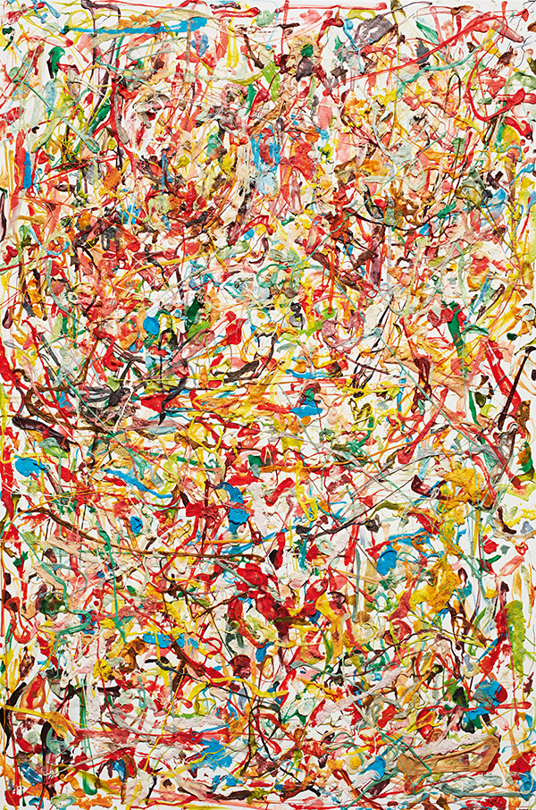 Among the works Wendy Cromwell has purchased for clients in her capacity as an art advisor is Dan Colen’s S&M, 2010. Portraits by Barry Sutton