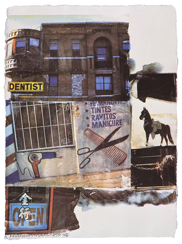 Robert Rauschenberg, L.A. Uncovered #10, 1998, offered by Gemini G.E.L.