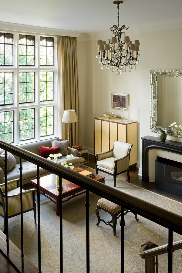 An apartment that Smyth designed for a couple whose children had grown up and who wanted tyo create something just for themselves