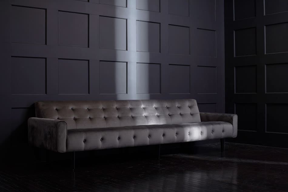 tufted sofa