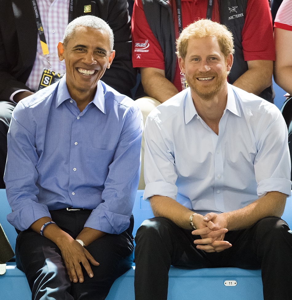 President Barack Obama Prince Harry British royal photographer Samir Hussein