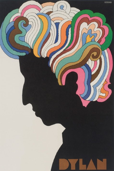 Bob Dylan poster by Milton Glaser