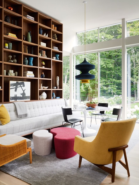 East Hampton family room by David Scott