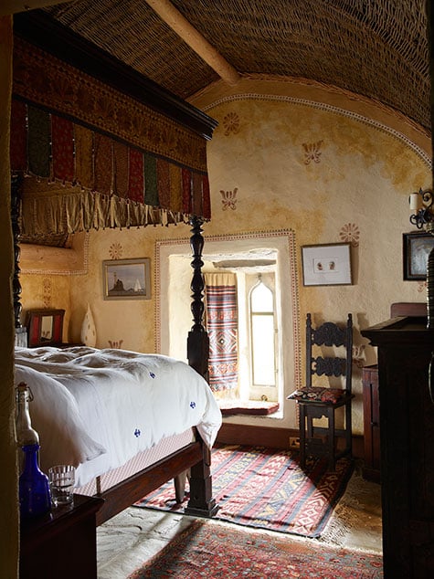 guest room in Kilcoe Castle