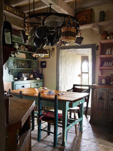 Kilcoe Castle kitchen