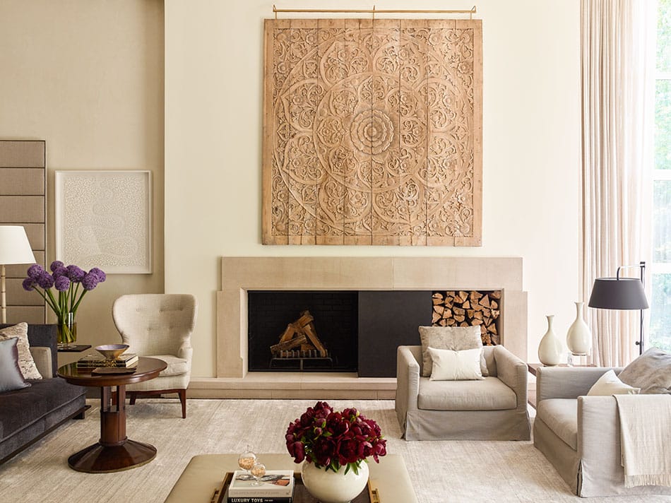 neutral Nashville living room by Ray Booth