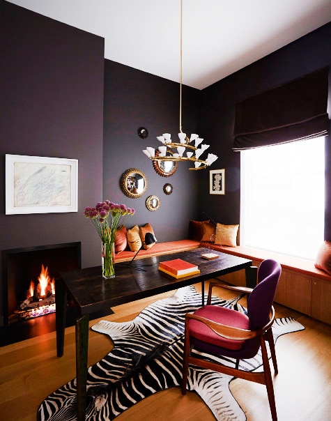 Upper East Side apartment's study