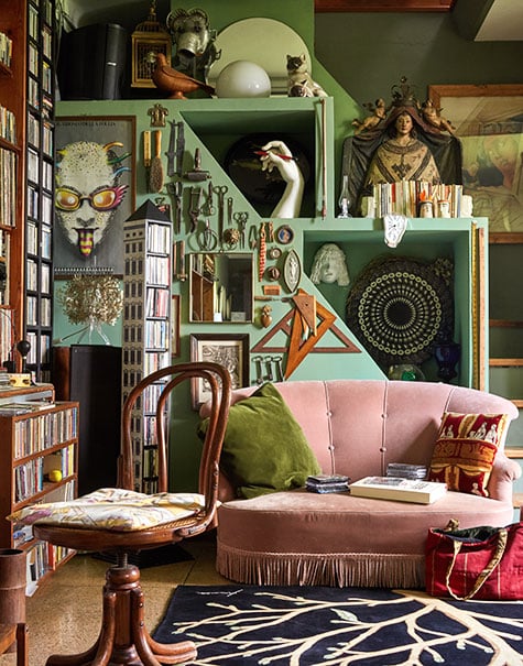 Barnaba Fornasetti's music room
