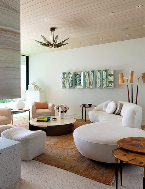 Beverly Hills living room by Marmol Radziner