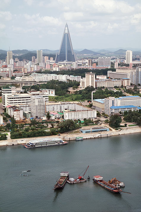 Pyongyang skyline