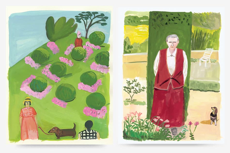 Maira Kalman dachshund paintings