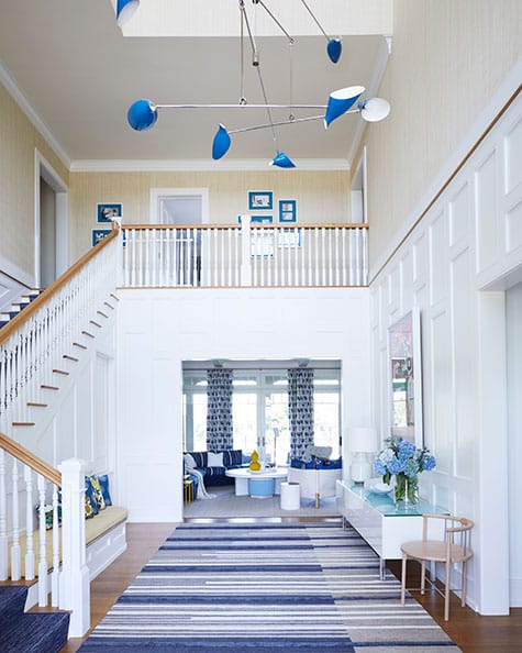 Bridgehampton entryway by Pepe Lopez