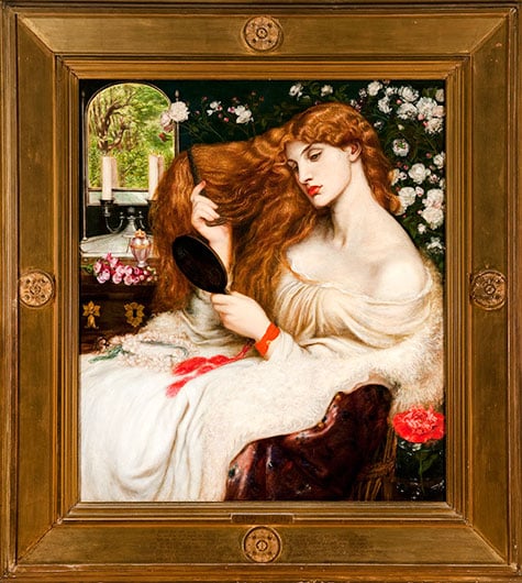 Lady Lilith, 1866-1868, by Dante Gabriel Rossetti