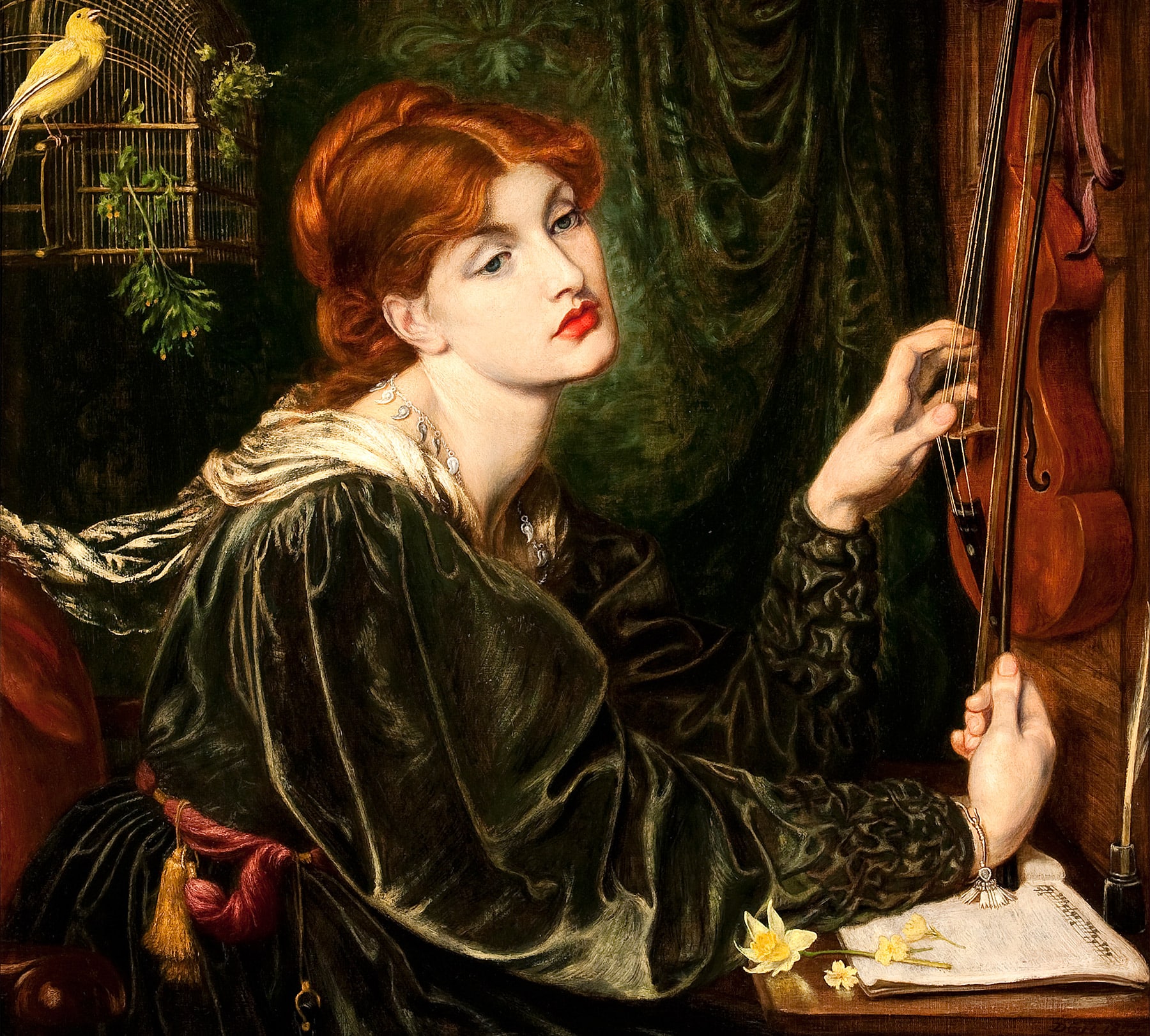 Veronica Veronese, 1872, by Dante Gabriel Rossetti